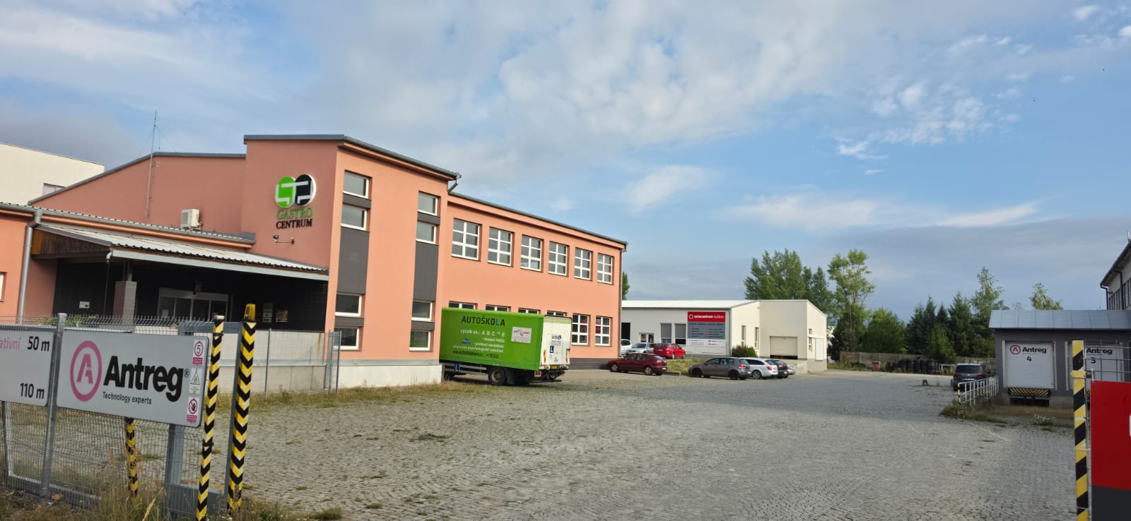 Parkoviště pro autobusy a kamiony Gastrocentrum Vyškov